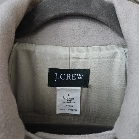 Wool, Gray/Nude coat - Picture 6 of 6